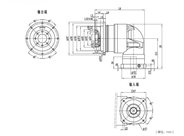 NDR064系列精密行星減速機(jī)型號參數(shù)與圖紙