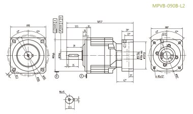 MPVB090BL2行星減速機(jī)降低振動與噪音的安裝方式