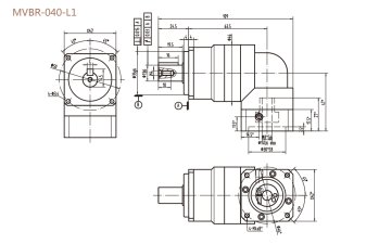 MVBR040L1P0行星減速機具有低背隙高精度的優(yōu)勢